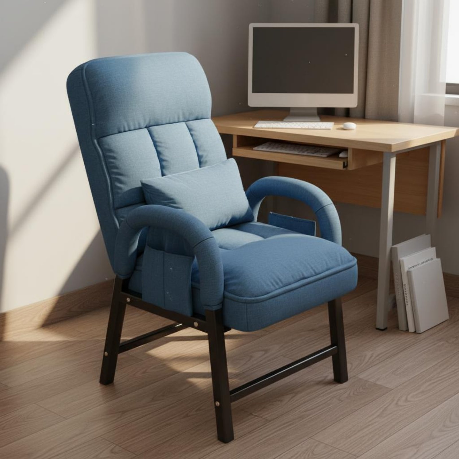 Sofas - Sillón Reclinable de Respaldo Alto Ajustable,