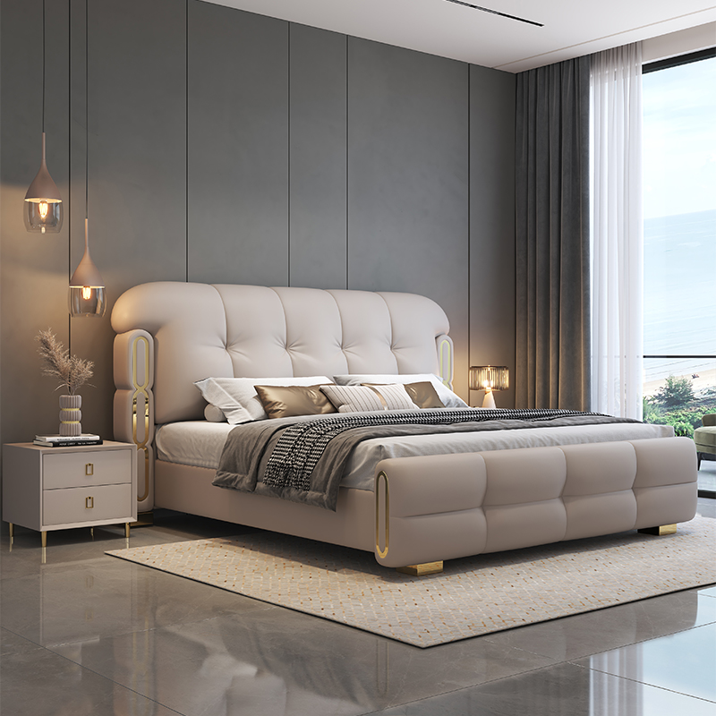 King Size Bed Frame With Storage Drawers - Muebles de Dormitorio Modernos de Lujo