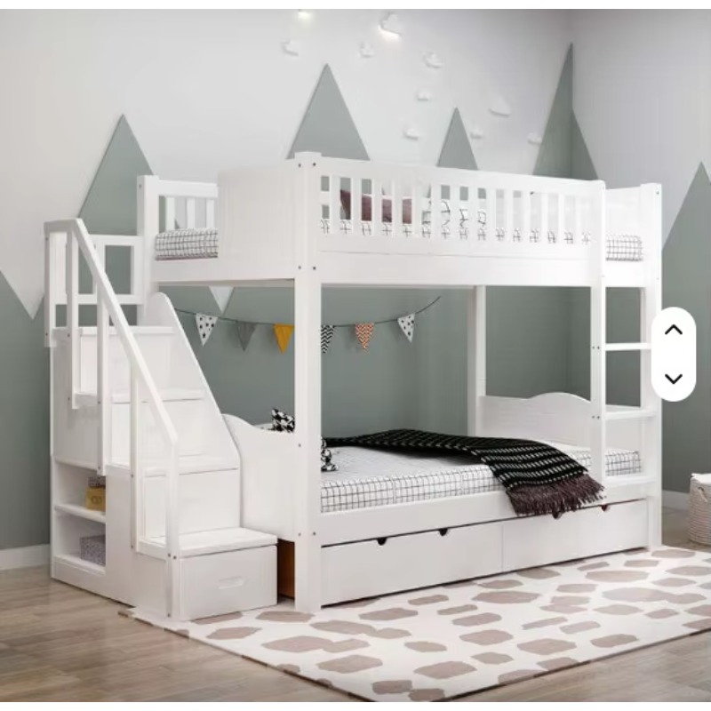 Bunk Bed With Stairs And Slide - Cama Doble para Niños, Literas de
