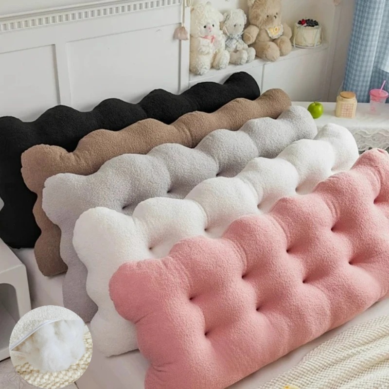 Headboard Cushion Backrest Tatami - Cojín de Cabecero de Felpa Teddy