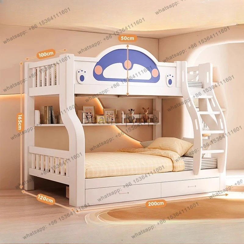 King Size Bed Frame With Storage Drawers - Cama Infantil con Cajones de Almacenamiento