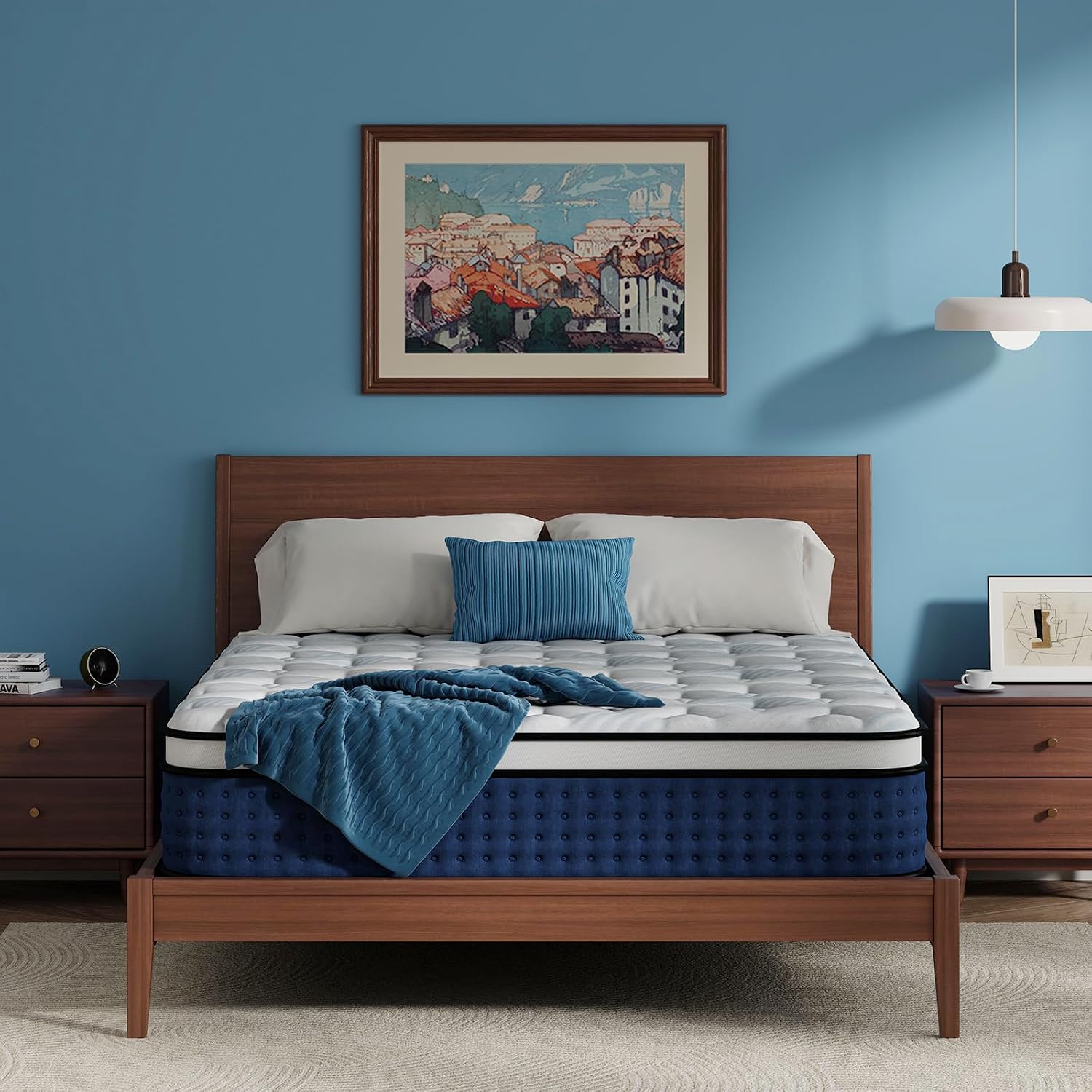 Memory Foam Mattress In A Box Queen - Colchón Híbrido Queen Size en Caja,