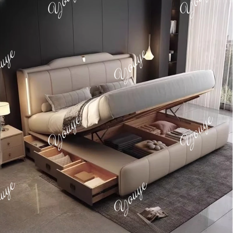 XM 180x200 Cm marco de Cama do - King Size Bed Frame With Storage Drawers reseña y precio
