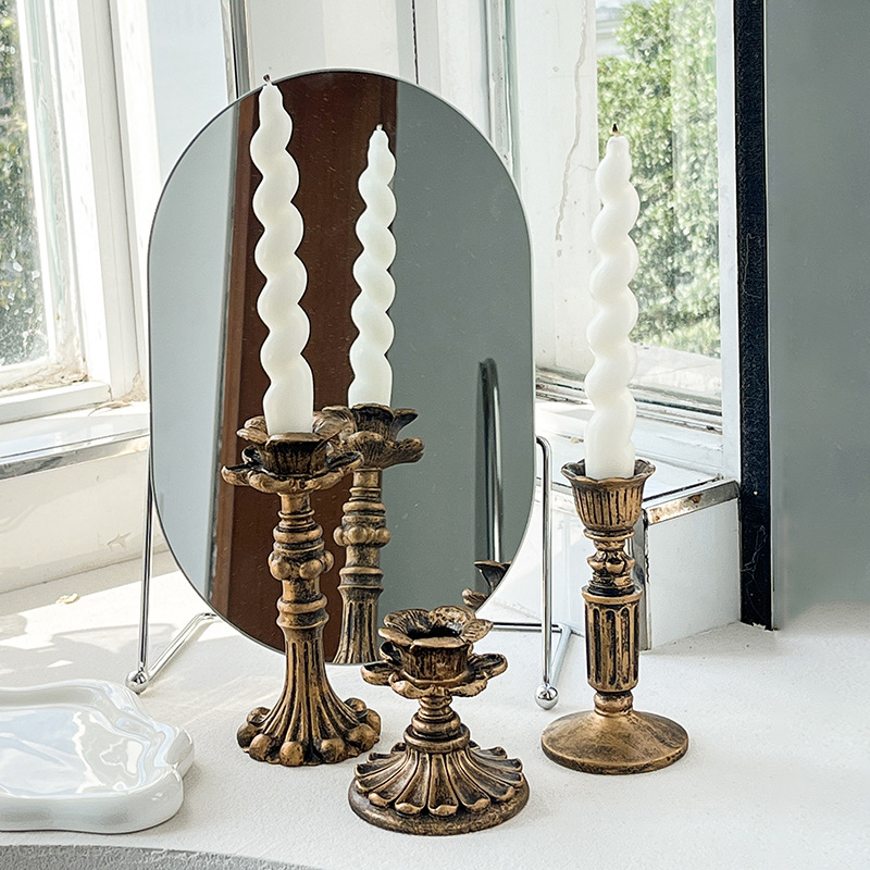 Candelabro de bronce vintage c - Tables reseña y precio