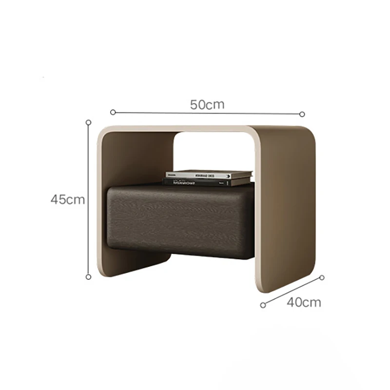 Mesitas de Noche Giratorias de - Solid Wood Nightstand 2 Drawers reseña y precio