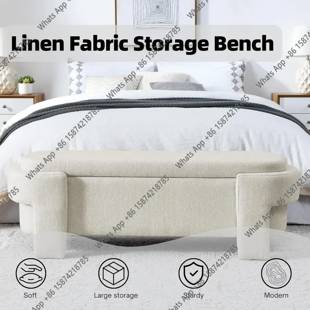 Banco de Almacenamiento Ovalad - Bedroom Furniture reseña y precio