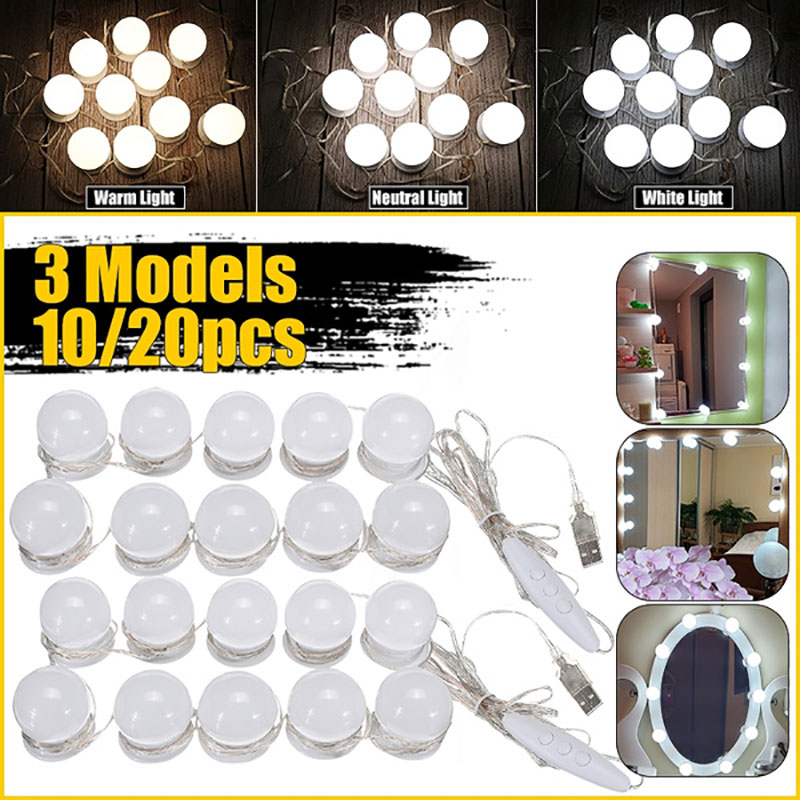 Bombillas LED para espejo de m - Dressing Table Vanity With Lighted Mirror reseña y precio