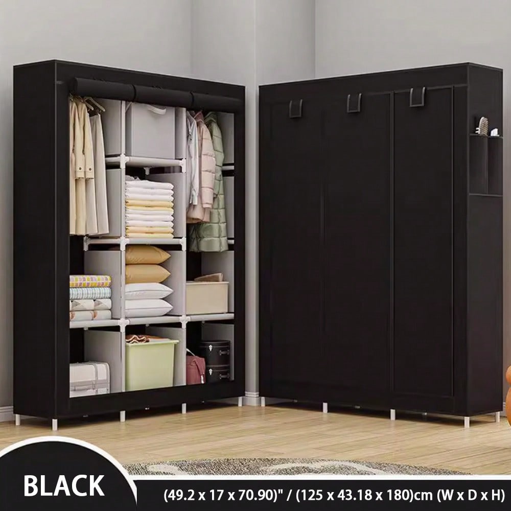 Armario Portátil de 71 Pulgada - Wardrobe Closet Portable Fabric Cover reseña y precio