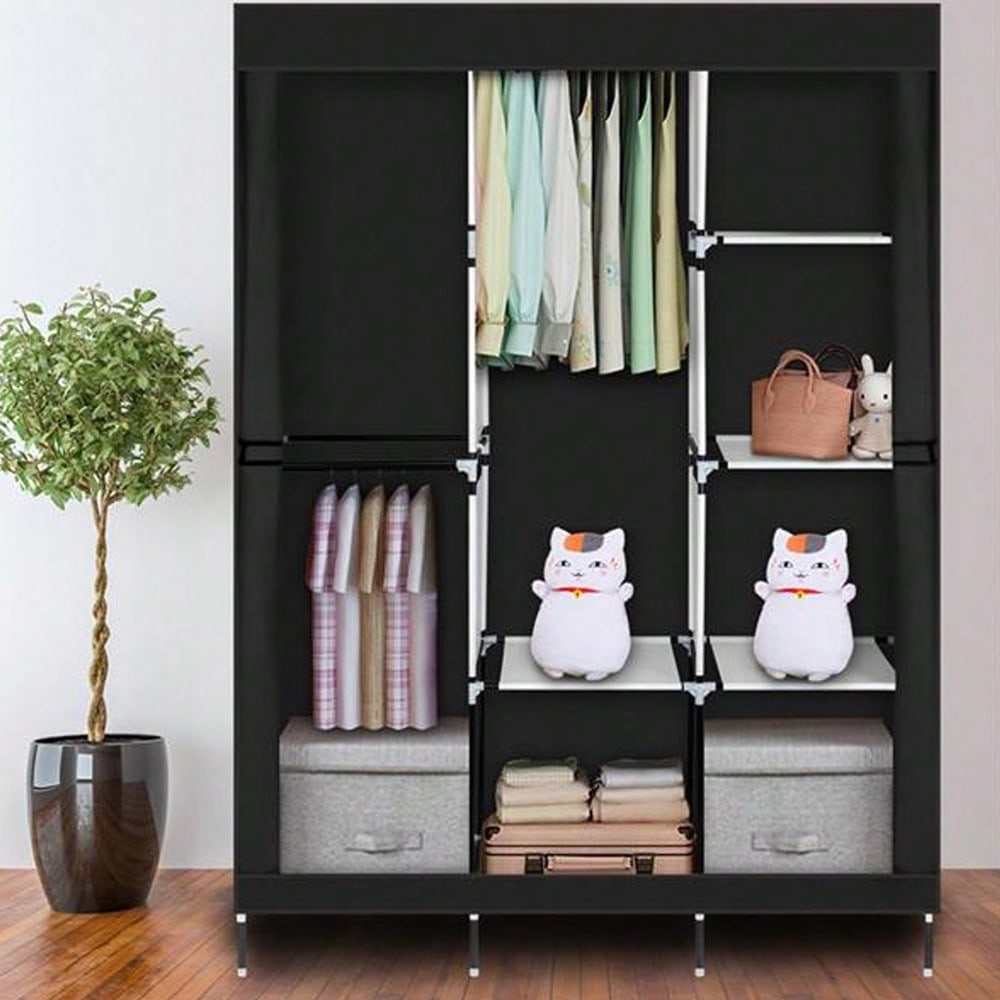 Armario Portátil de 71 Pulgada - Wardrobe Closet Portable Fabric Cover reseña y precio