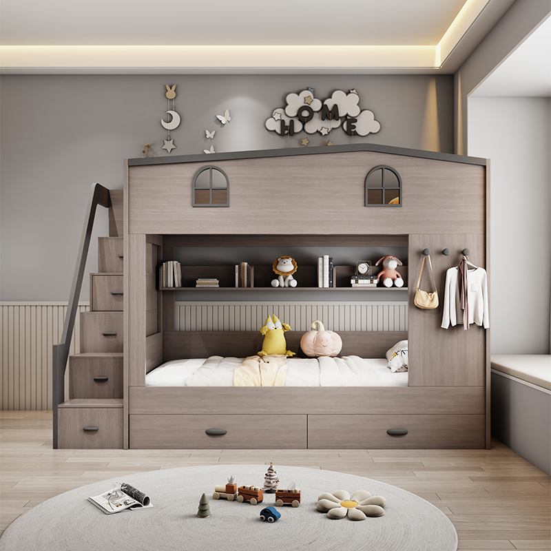 Camas nórdicas de dos pisos pa - Bunk Bed With Stairs And Slide reseña y precio