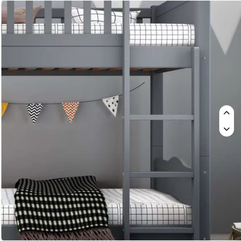 Cama Doble para Niños, Literas - Bunk Bed With Stairs And Slide reseña y precio