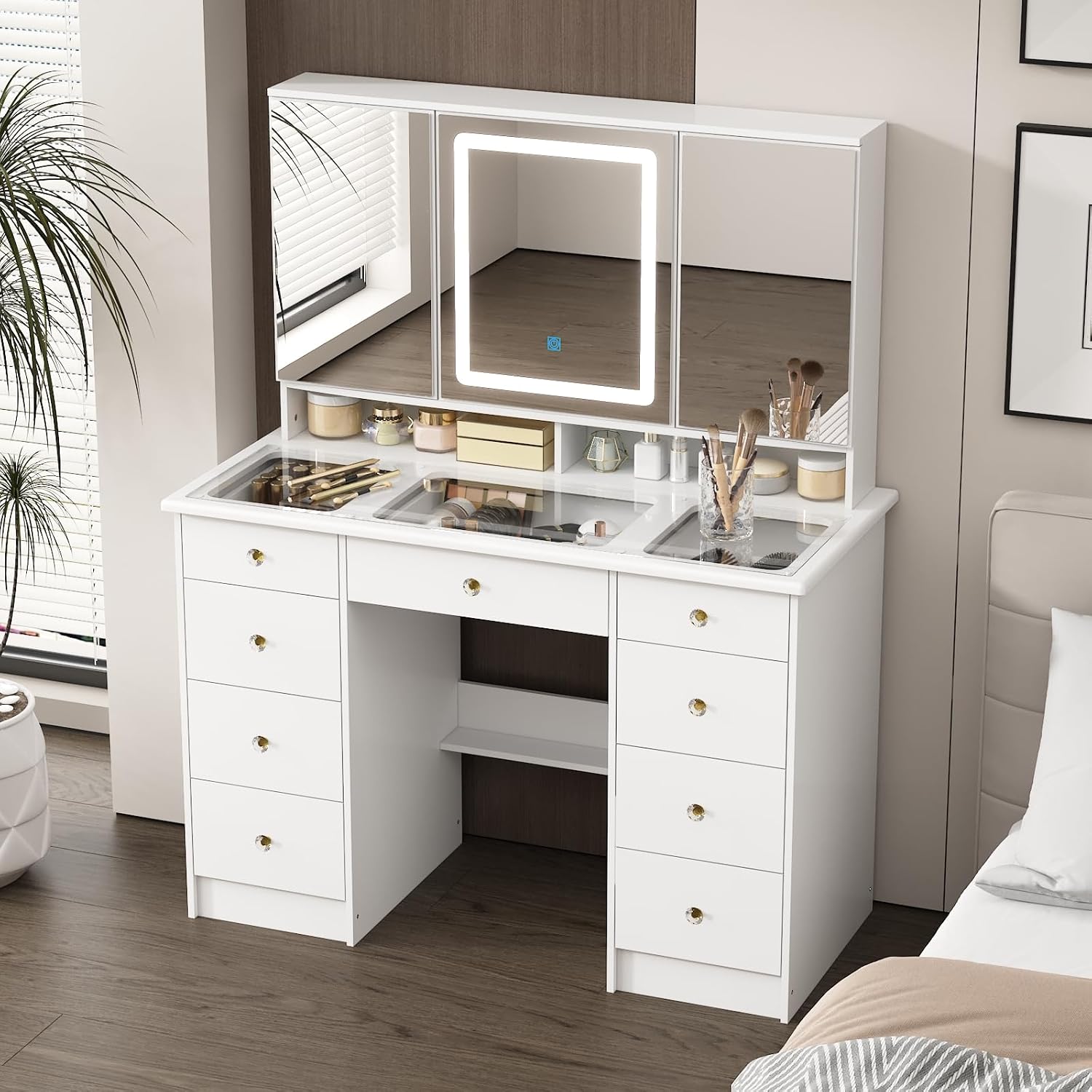 Tocador con Espejo y Luces, To - Dressing Table Vanity With Lighted Mirror reseña y precio