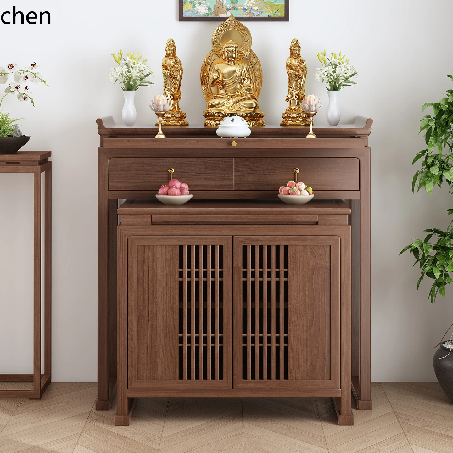 Mesa de ofrendas de madera de  - Tables reseña y precio