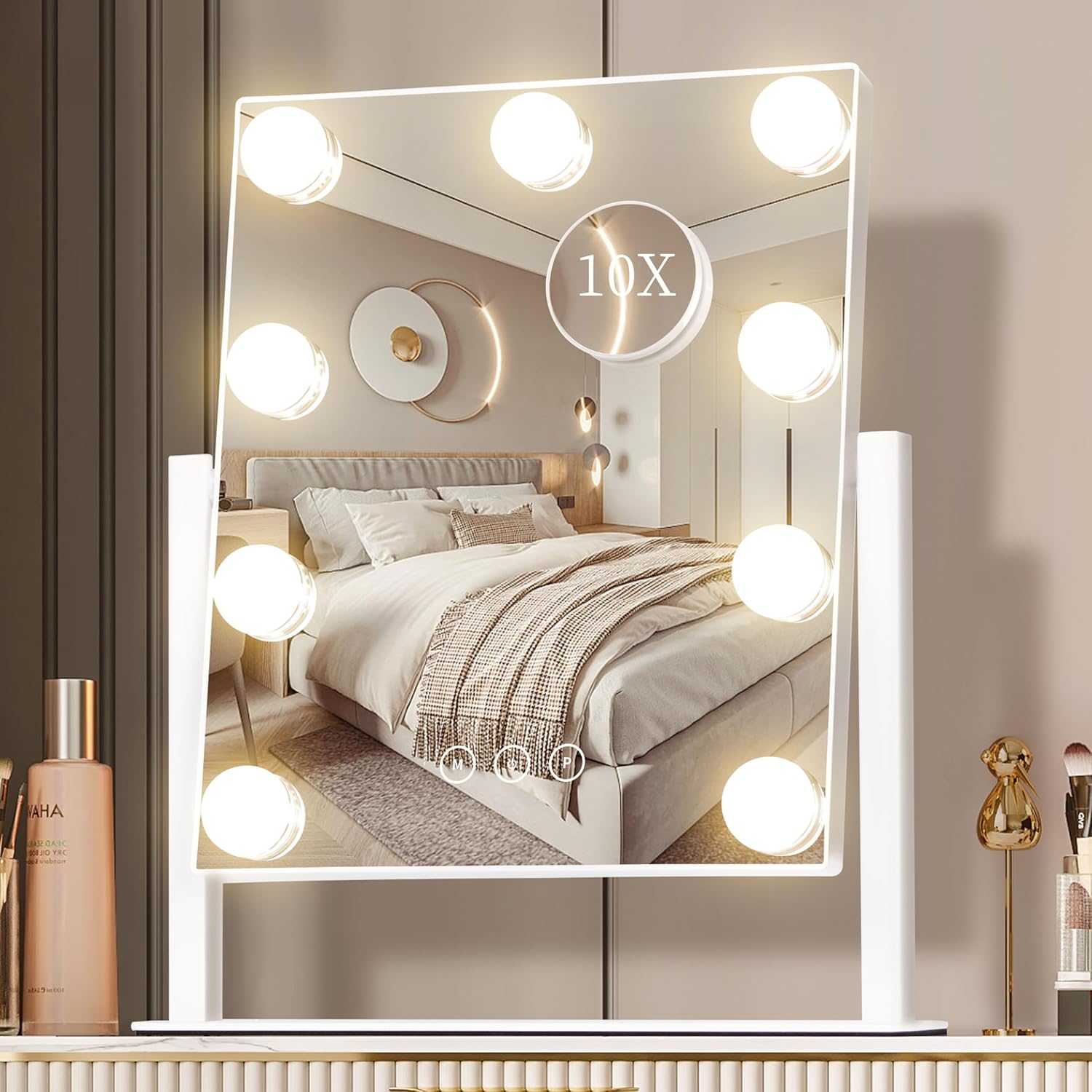 Luces para Espejo de Vanidad,  - Dressing Table Vanity With Lighted Mirror reseña y precio