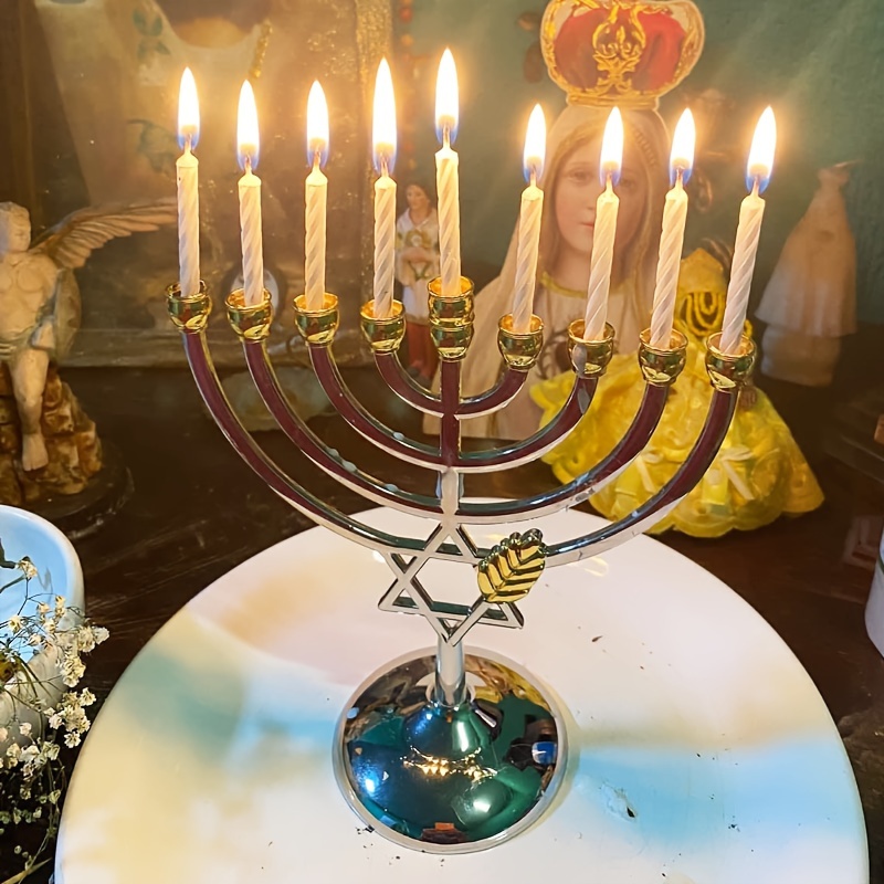 Candelabro de Hanukkah de 9 ra - Tables reseña y precio