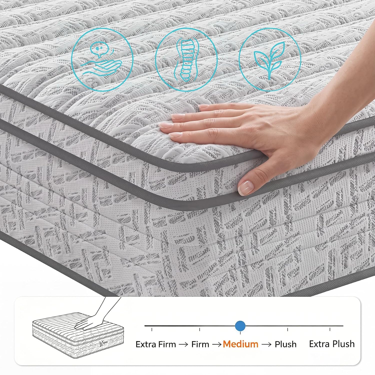 Colchón Queen Size de 12 Pulga - Memory Foam Mattress In A Box Queen reseña y precio