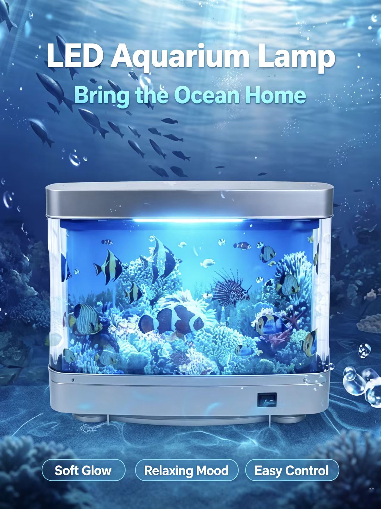 Lámparas para peceras tropical - Floating Nightstand With Led Light reseña y precio