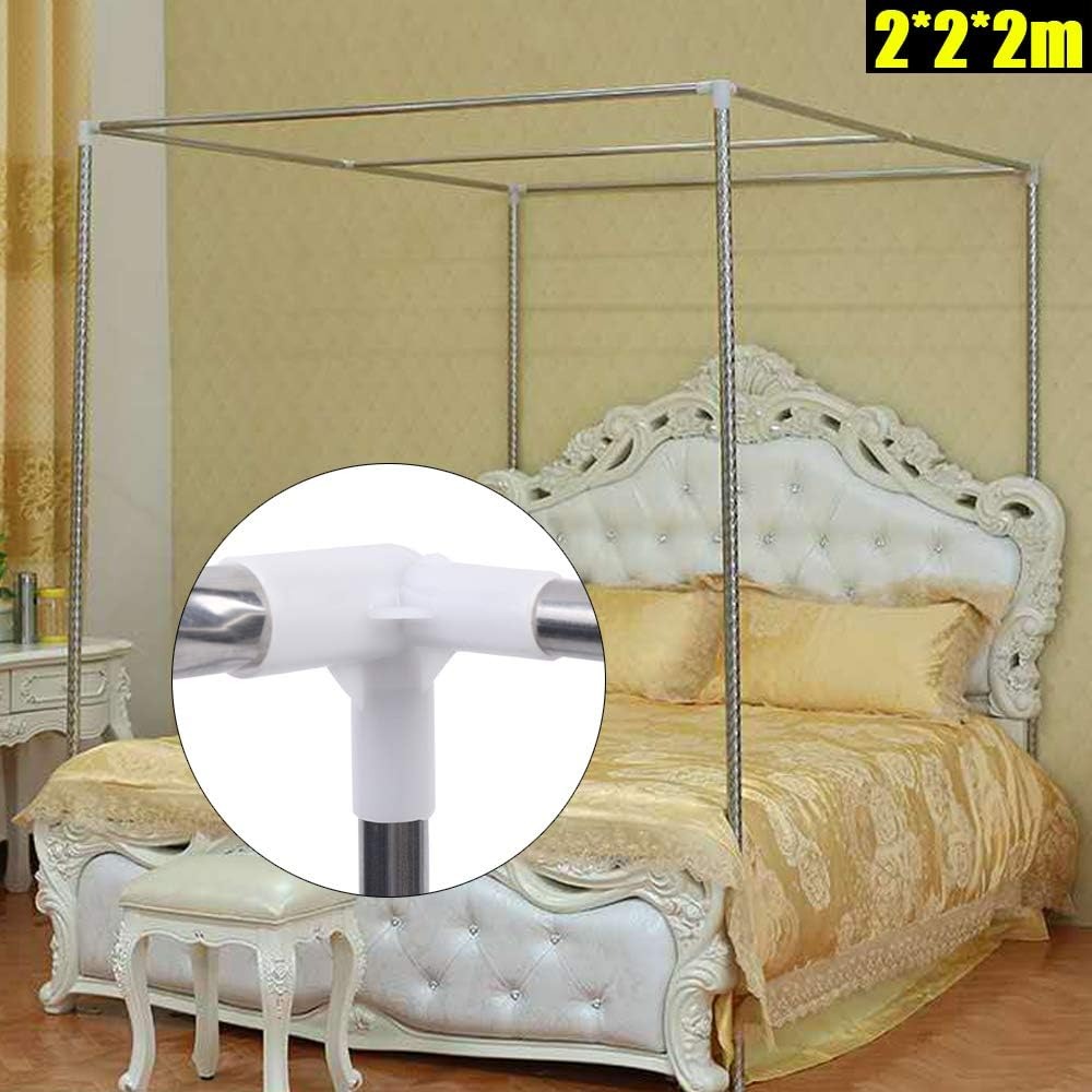 Soporte de metal para mosquite - Canopy Bed Frame Metal Queen reseña y precio