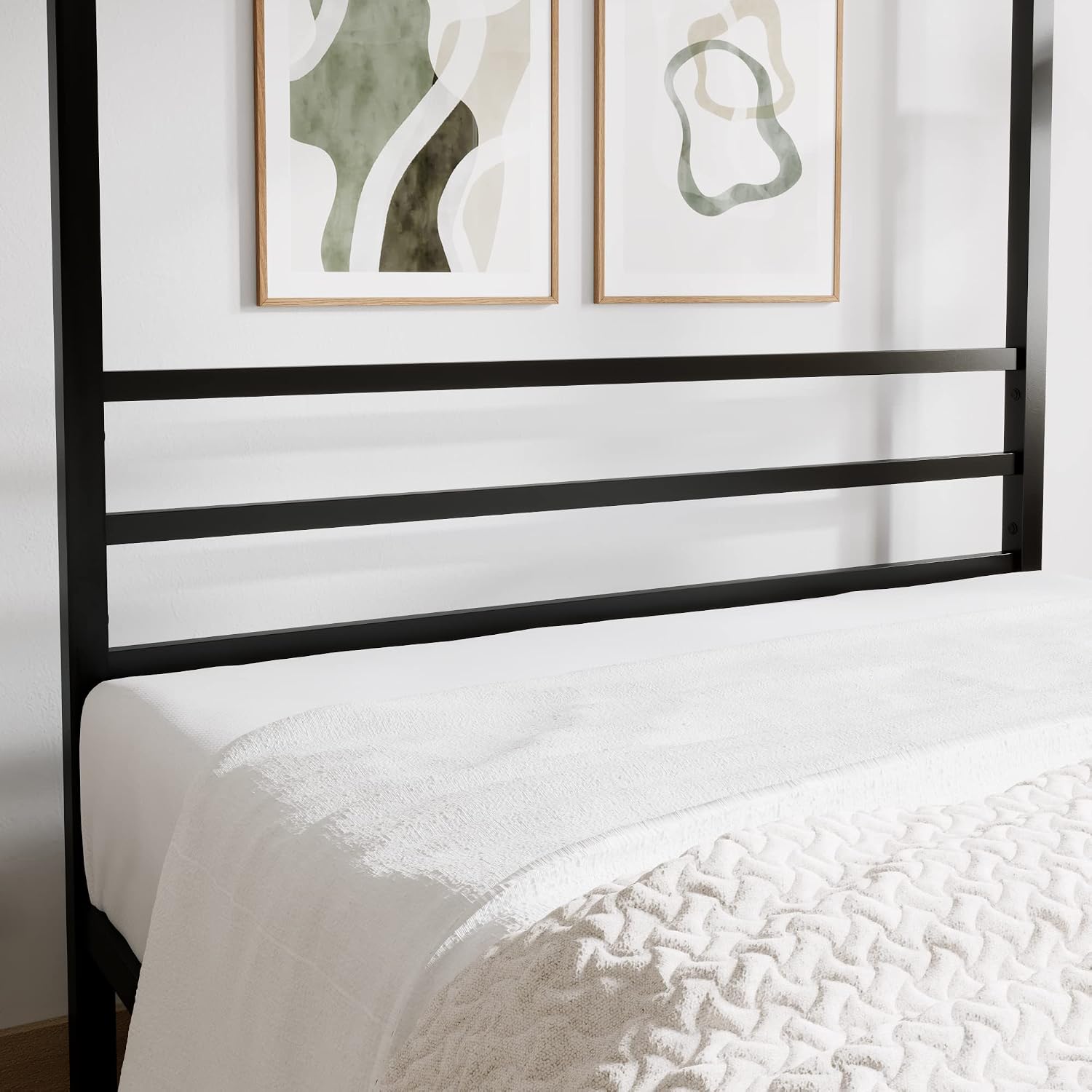 Estructura de cama con dosel m - Canopy Bed Frame Metal Queen reseña y precio