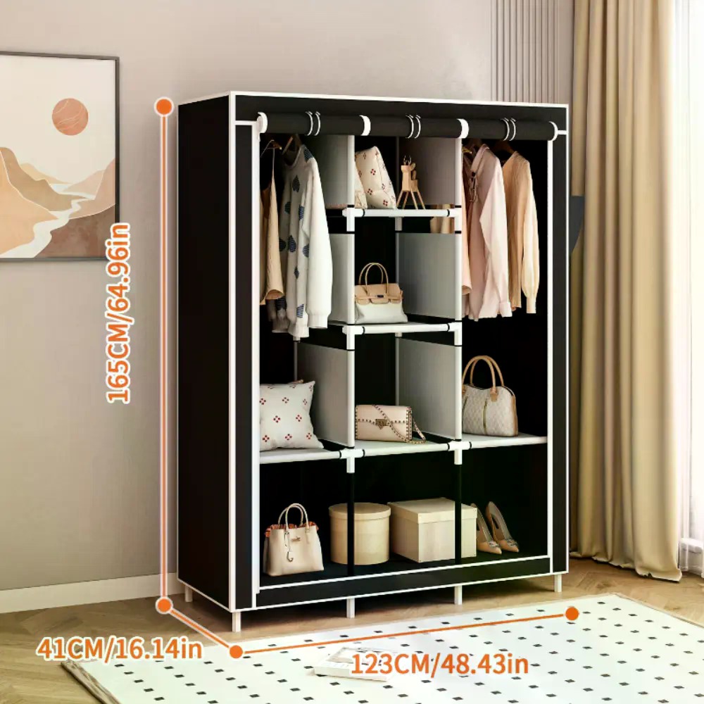 Armario Portátil de Tela No Te - Wardrobe Closet Portable Fabric Cover reseña y precio