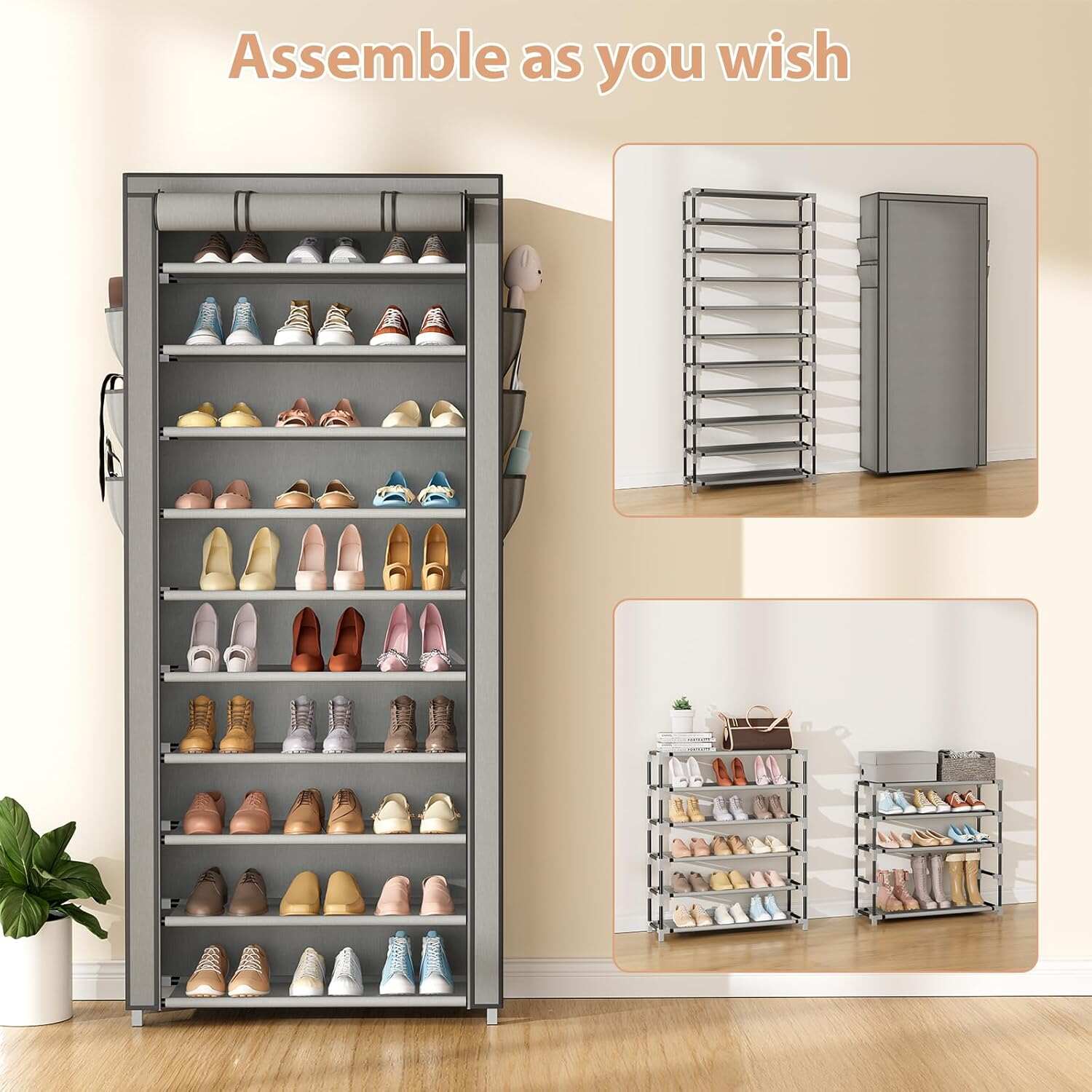 Organizador de Zapatos Vertica - Shoe Rack Cabinet Narrow Entryway reseña y precio